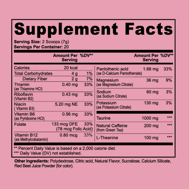 THICK Energy (Pre-Workout) | Strawberry Shortcake